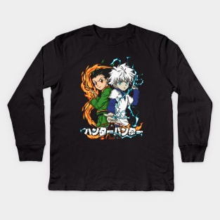 gon and killua Kids Long Sleeve T-Shirt